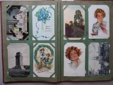 Postkarten.Über 350 Postkarten (davon 182 farbig und 38 Fotopostkarten) meist aus Schleswig-