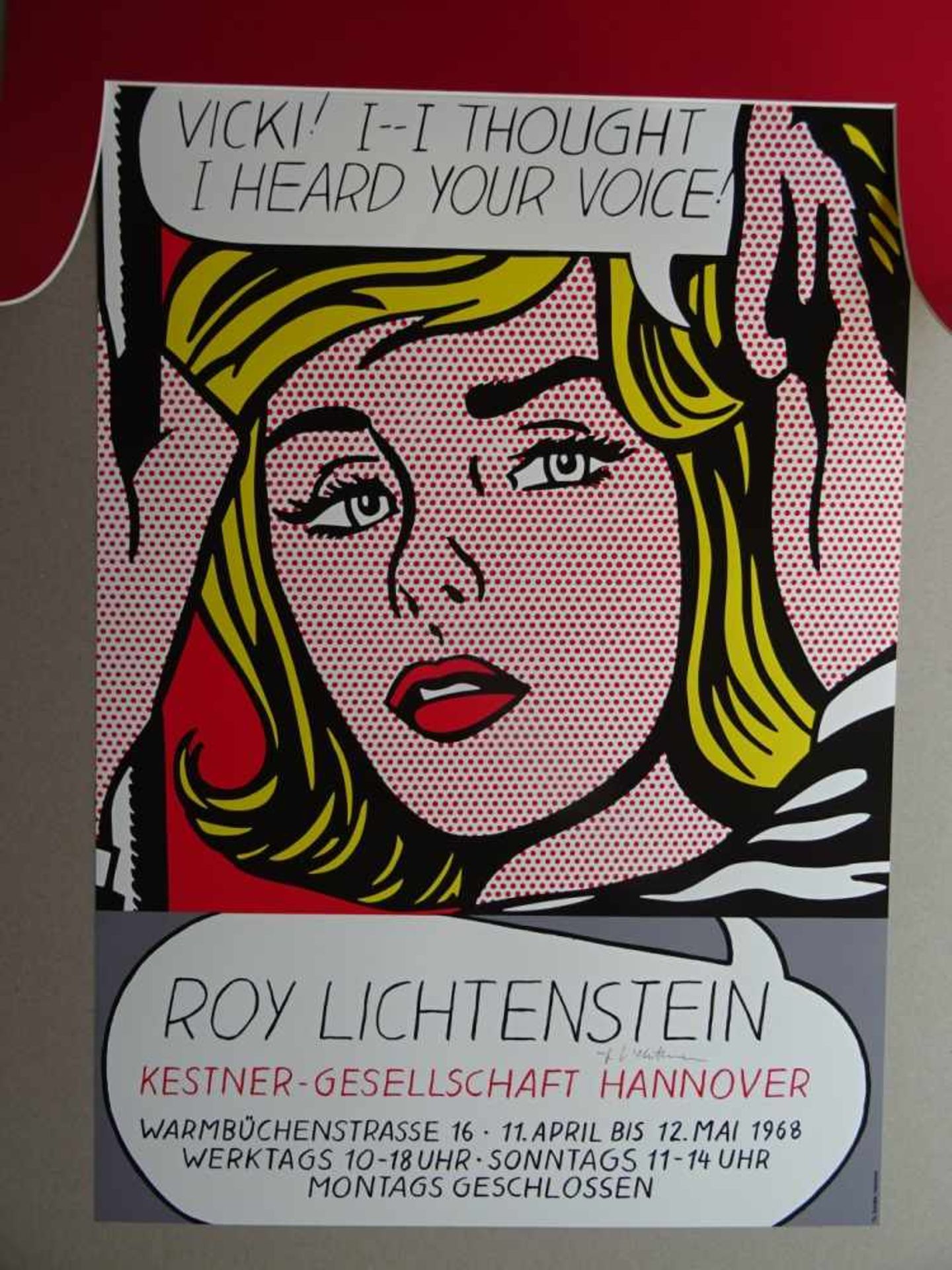 Lichtenstein, Roy(New York 1923 - 1997). Vicki! I--I thought I heard your voice! - Bild 3 aus 5