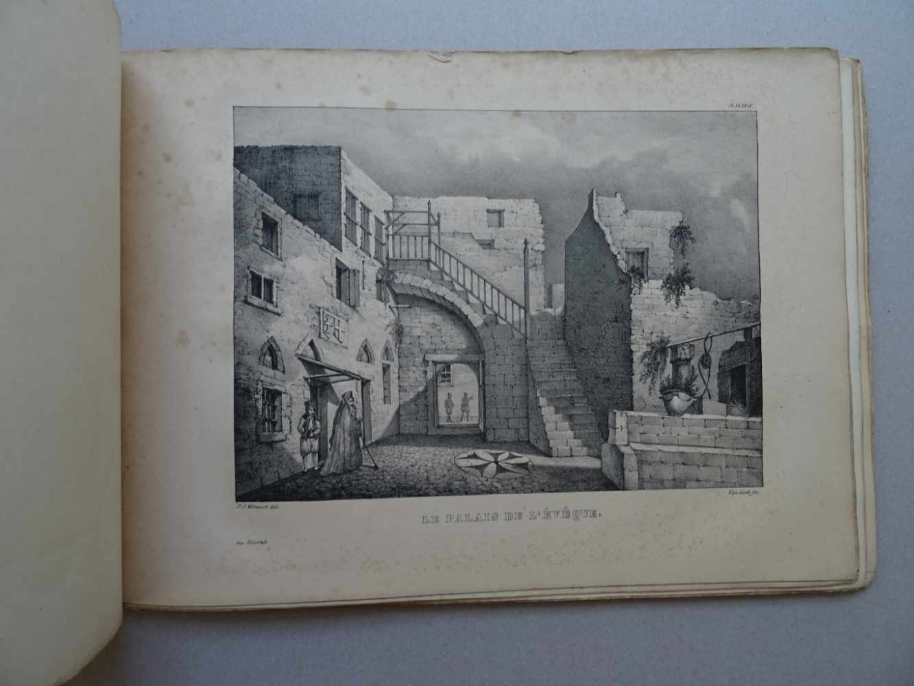 Griechenland.- (Rottiers, (B.E.A.).Description des Monumens de Rhodes). Tafelband. (Brüssel, - Image 6 of 8