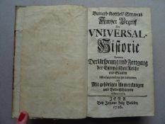Struve, B.G.Kurtzer Begriff Der Universal-Historie Darinnen Der Ursprung und Fortgang der