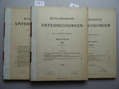 Retzius, G.Biologische Untersuchungen. Neue Folge. Bde. XV-XVII in 3 Bdn. Stockholm u. Jena,