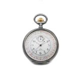 OMEGA CHRONOTACHOMETER SILVER & MARVIN CHROMED METAL POCKET WATCH . A set of two [...]
