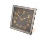 OMEGA, DESK CLOCK, STAINLESS STEEL . Large and fine stainless steel desk clock. Black [...]