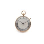 BREGUET, QUARTER REPEATER POCKET WATCH, YELLOW GOLD . Extremely fine and rare [...]