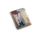 UNSIGNED, CIGARETTE CASE, SILVER AND ENAMEL. Very fine and rare cigarette case in [...]