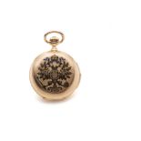 H. MOSER & CO, PRESENTATION POCKET WATCH, MINUTE REPEATER, PINK GOLD . Very fine and [...]