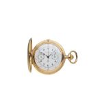 VACHERON CONSTANTIN, CHRONOGRAPH POCKET WATCH, YELLOW GOLD. Very fine and rare [...]