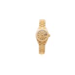 ROLEX, REF. 68178, LADY DATEJUST, YELLOW GOLD. Fine, lady’s 18k yellow gold [...]