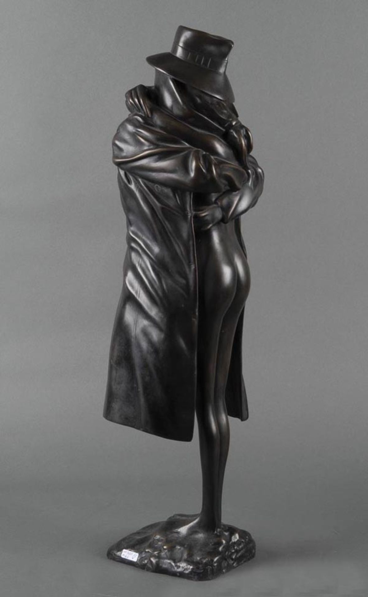 Bruno Bruni (geb. 1935). Amanti. Bronze, auf der Plinthe vorne monogr./dat. (19)85, H=66 cm.