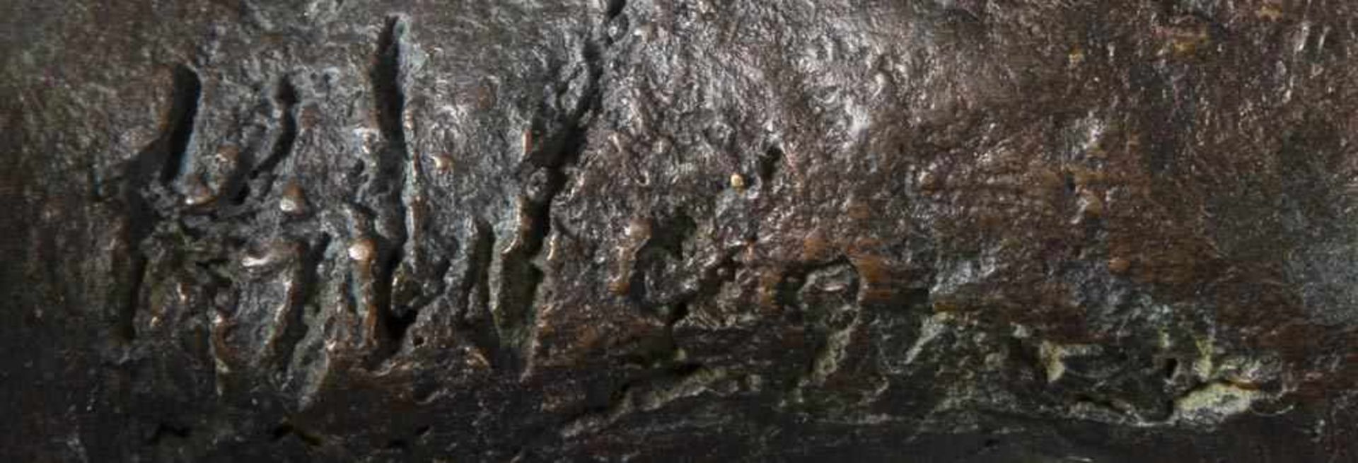 Hilla Wolf-Wagner (geb. 1949). Guck in die Luft. Bronze, seitl. sign., H=22,5 cm.- - -25.00 % - Bild 2 aus 2