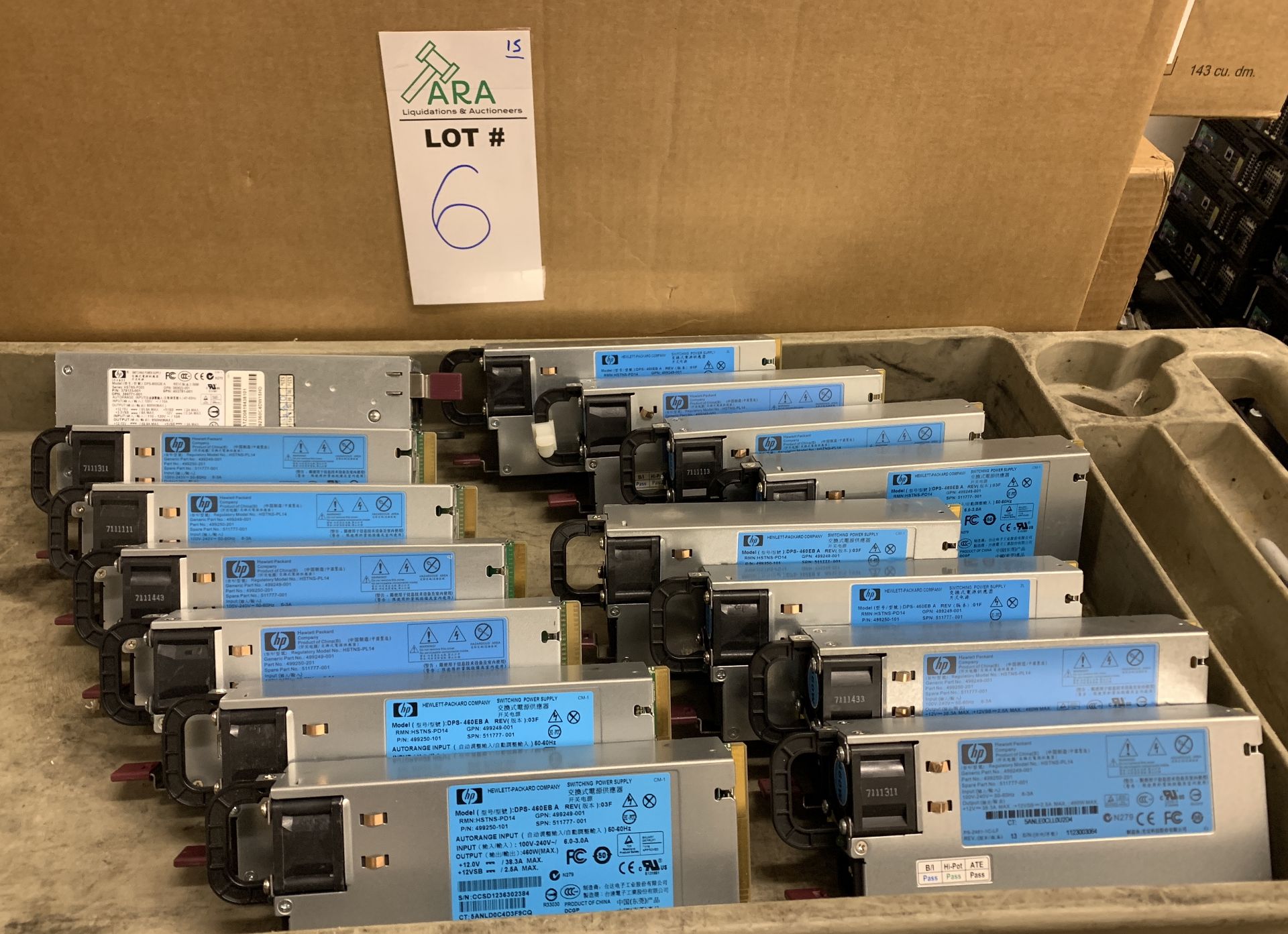 15 HP SERVER POWER SUPPLIES