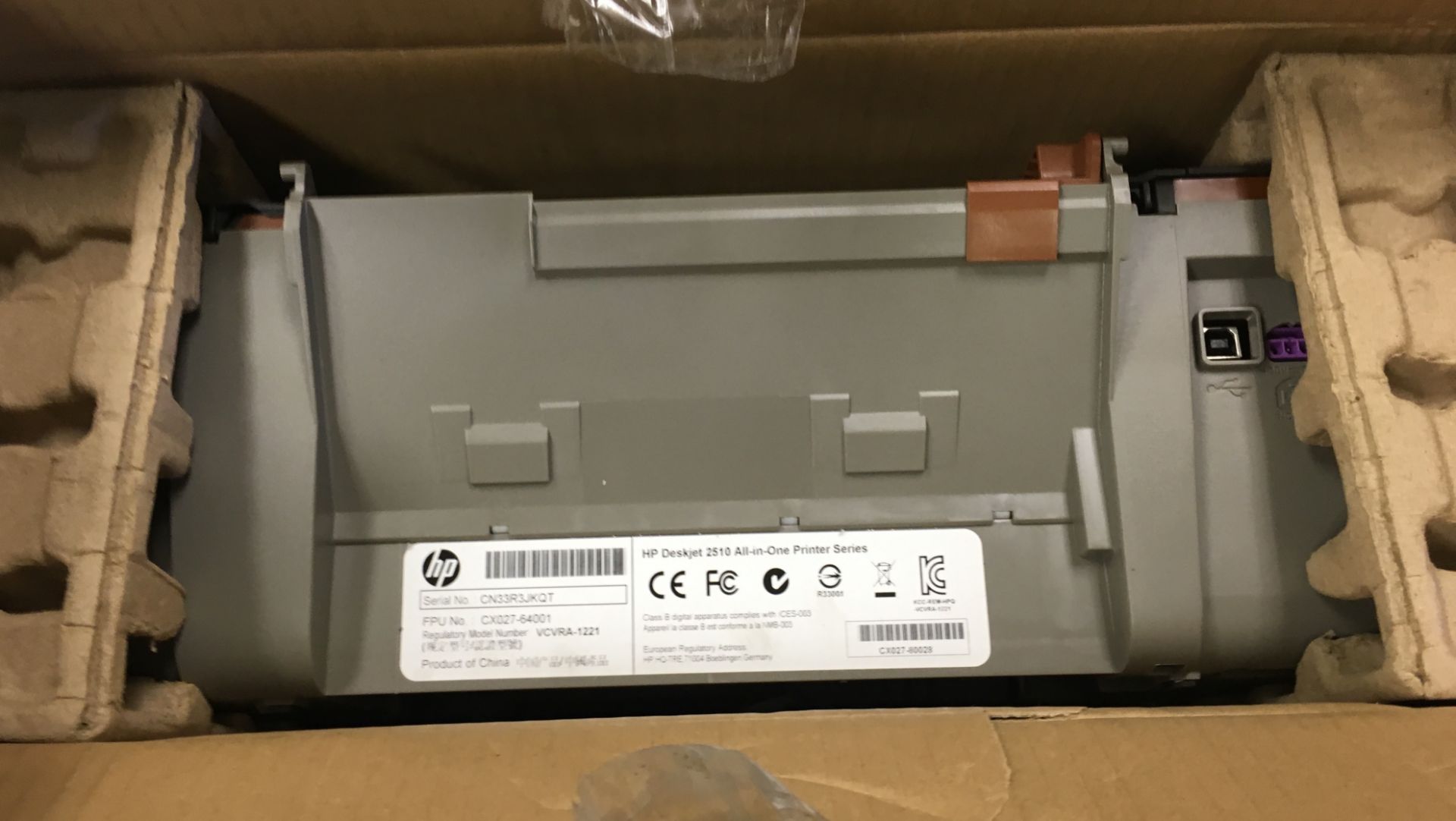 HP2512 PRINTER IN BOX - Bild 2 aus 2