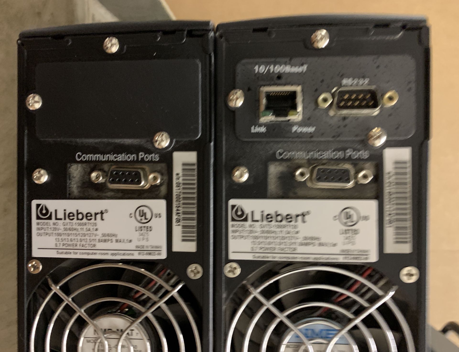 2 X Liebert UPStation GXT GXT2-1500RT120 Uninterruptible Power Supply - NO BATTERIES - Image 4 of 4