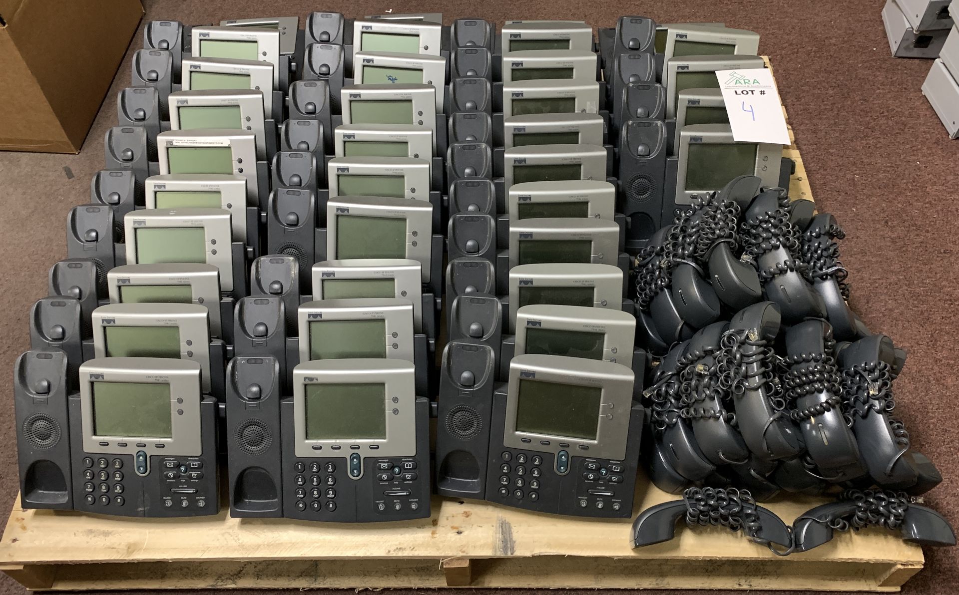 36 CISCO PHONE SYSTEMS - MODEL 7941 - INCLUDING HANDSETS - Image 2 of 4