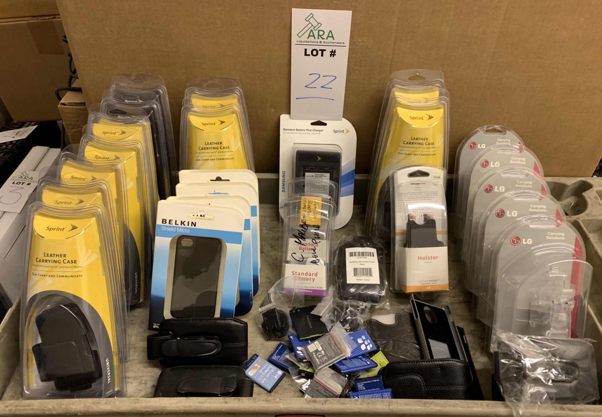 LARGE LOT BRAND NEW CELL PHONE ITEMS, BATTERIES ++