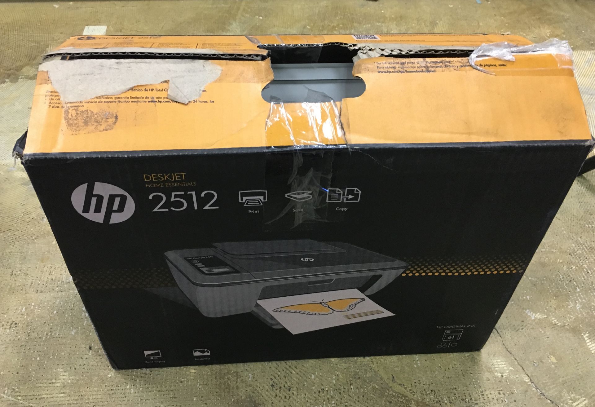 HP2512 PRINTER IN BOX