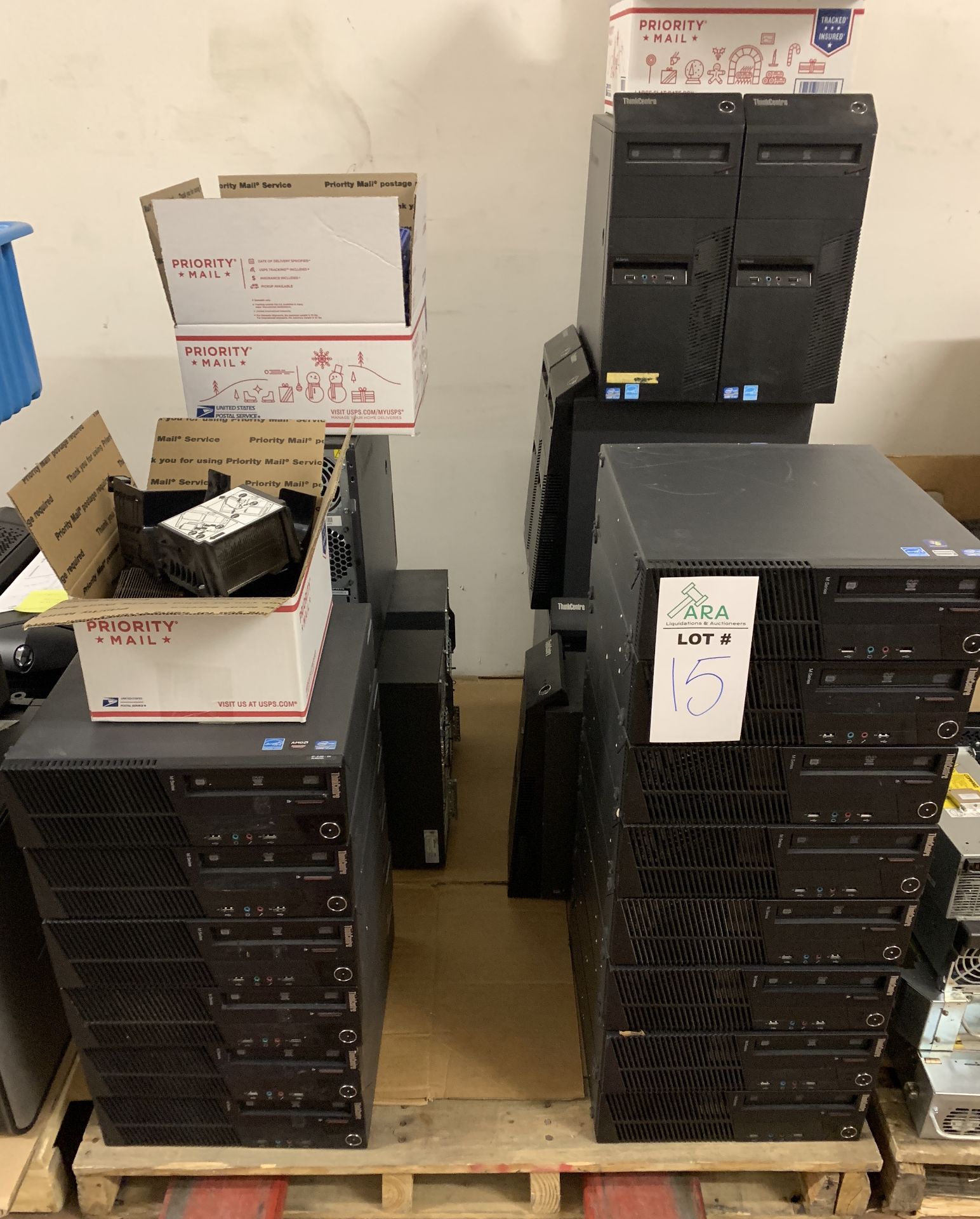 24 BAREBONE LENOVO THINKCENTRE TOWERS / FULL PALLET - Image 2 of 7