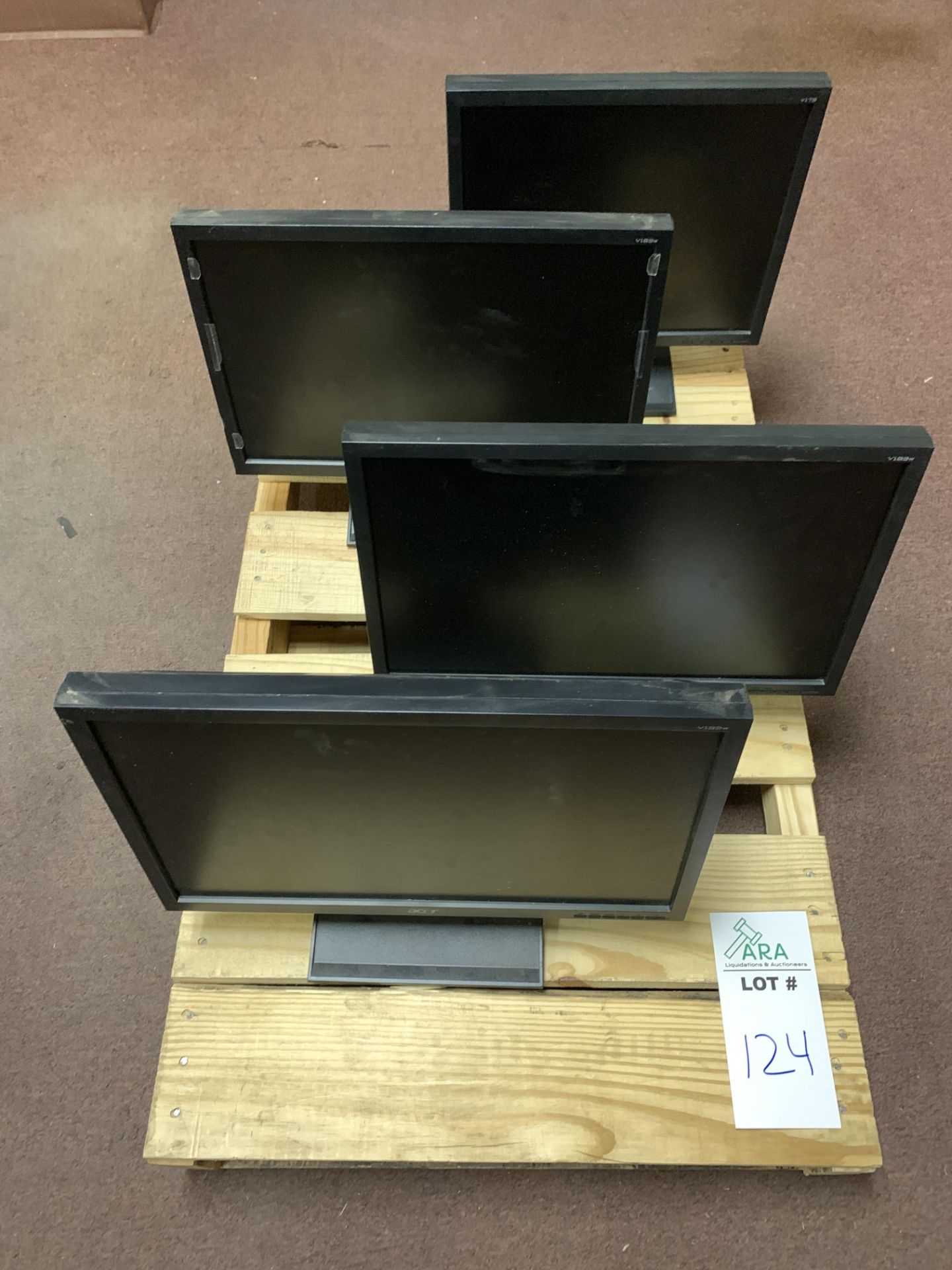 4 ACER COMPUTER MONITORS: 3 V193W AND 1 V173 - Image 2 of 3