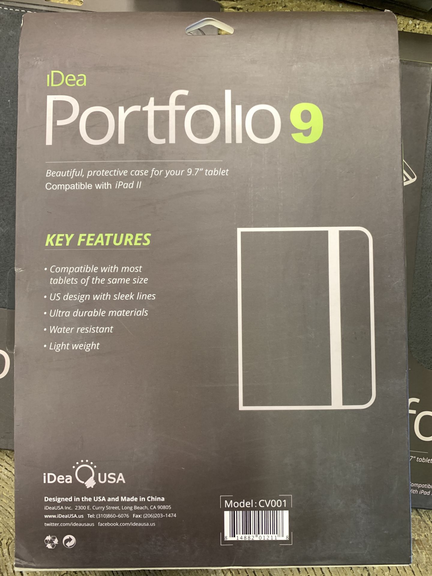 LOT OF 8 PORTFOLIO TABLET CASES, WORK WITH IPAD 2, NEW IN BOX - Image 3 of 3