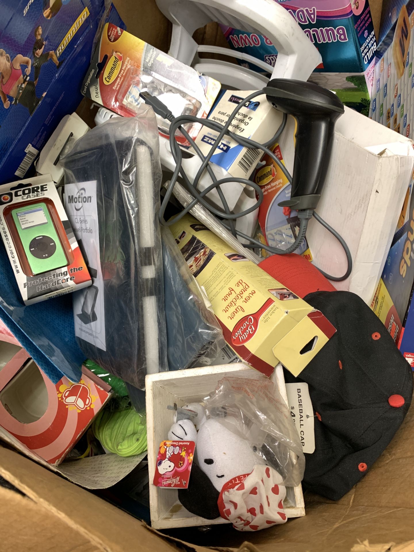 UNSORTED MIXED BOX OF MISC HOUSEHOLD GOODS, TOYS AND ACCESSORIES.  ABOUT 1-2 FEET DEEP OF PRODUCT - Image 2 of 2