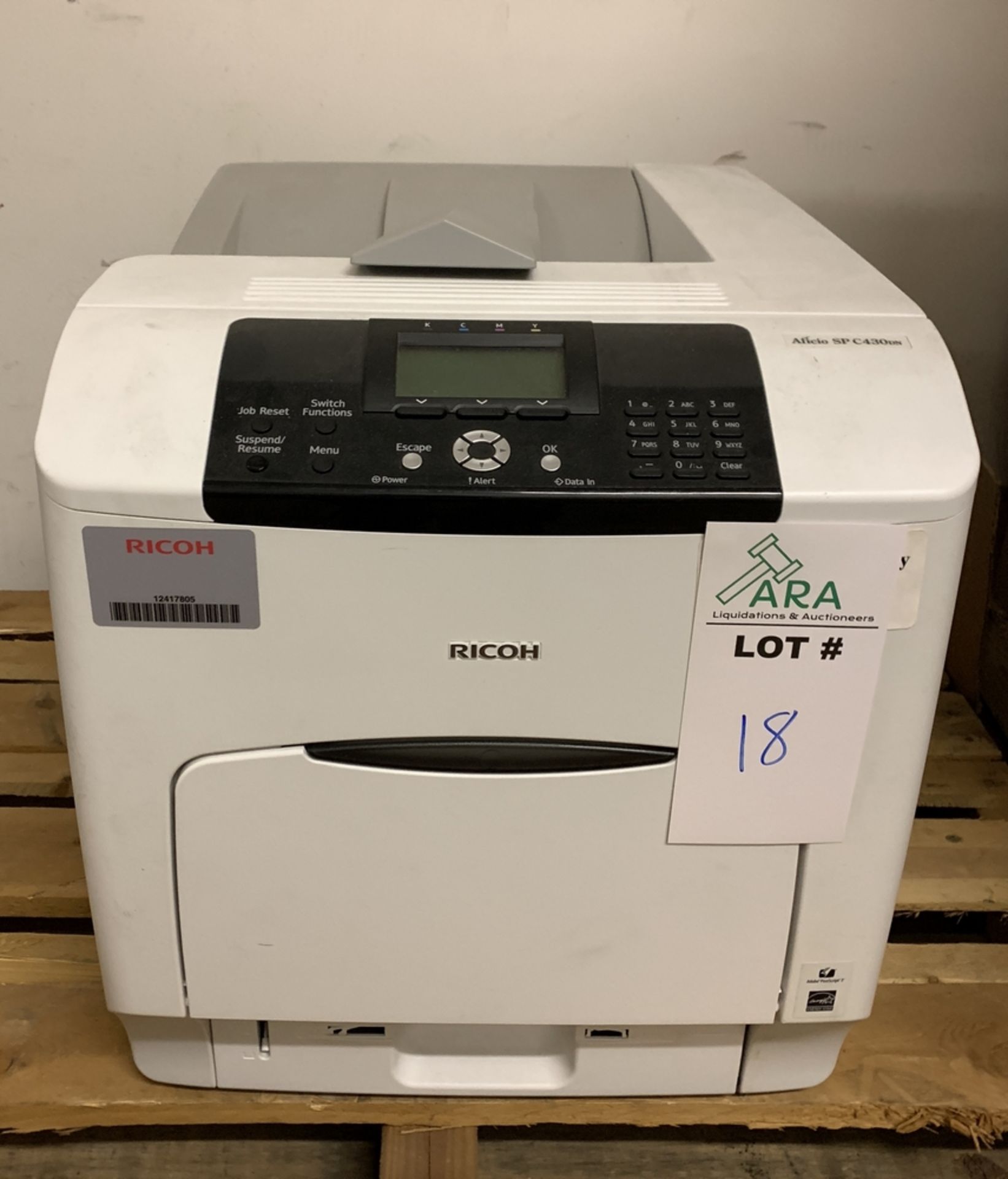 Ricoh Aficio SP C430DN All-In-One Laser Printer, EVEN USED THIS PRINTER SELLS ONLINE FOR ALMOST $600