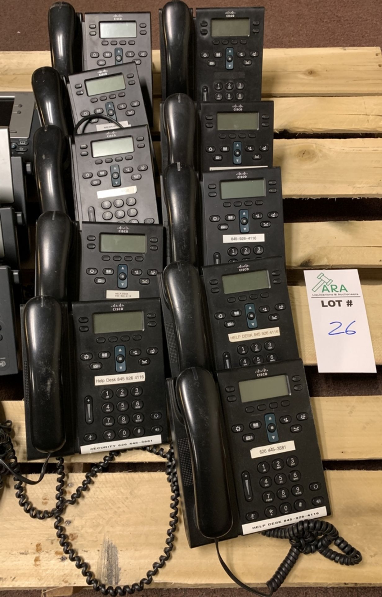 CISCO PHONE SYSTEMS - 4 X MODEL 7945 & 10 X MODEL CP-6941 - ALL WITH HANDSETS ALL ITEMS ARE SOLD - Image 4 of 4