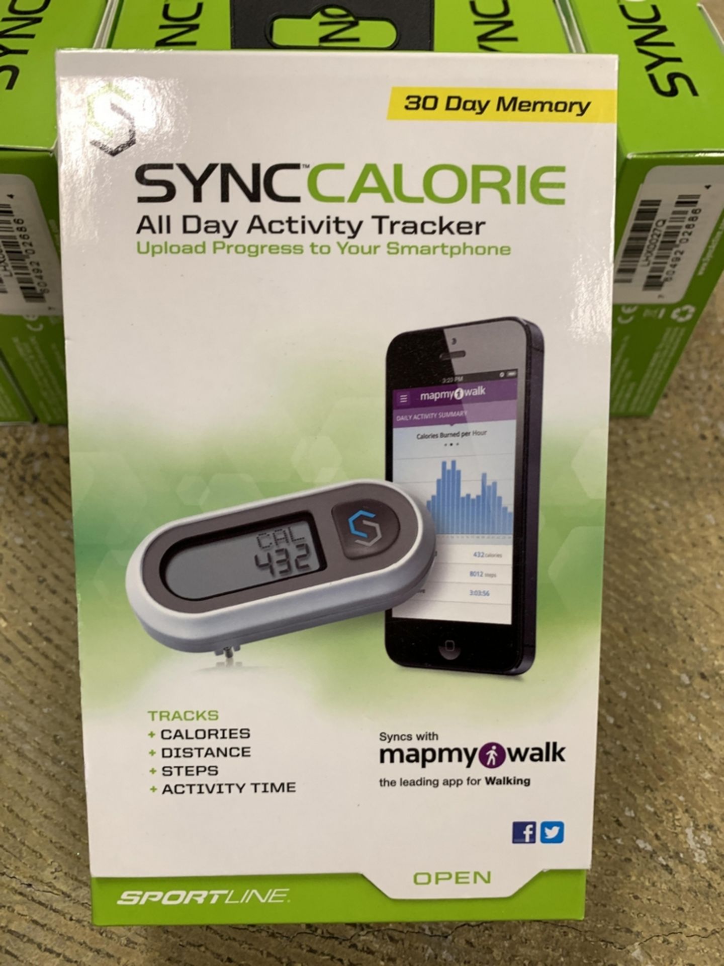 LOT OF 22 NEW IN BOX SPORTLINE SYNC CALORIE ALL DAY ACTIVITY TRACKERS - Image 2 of 5