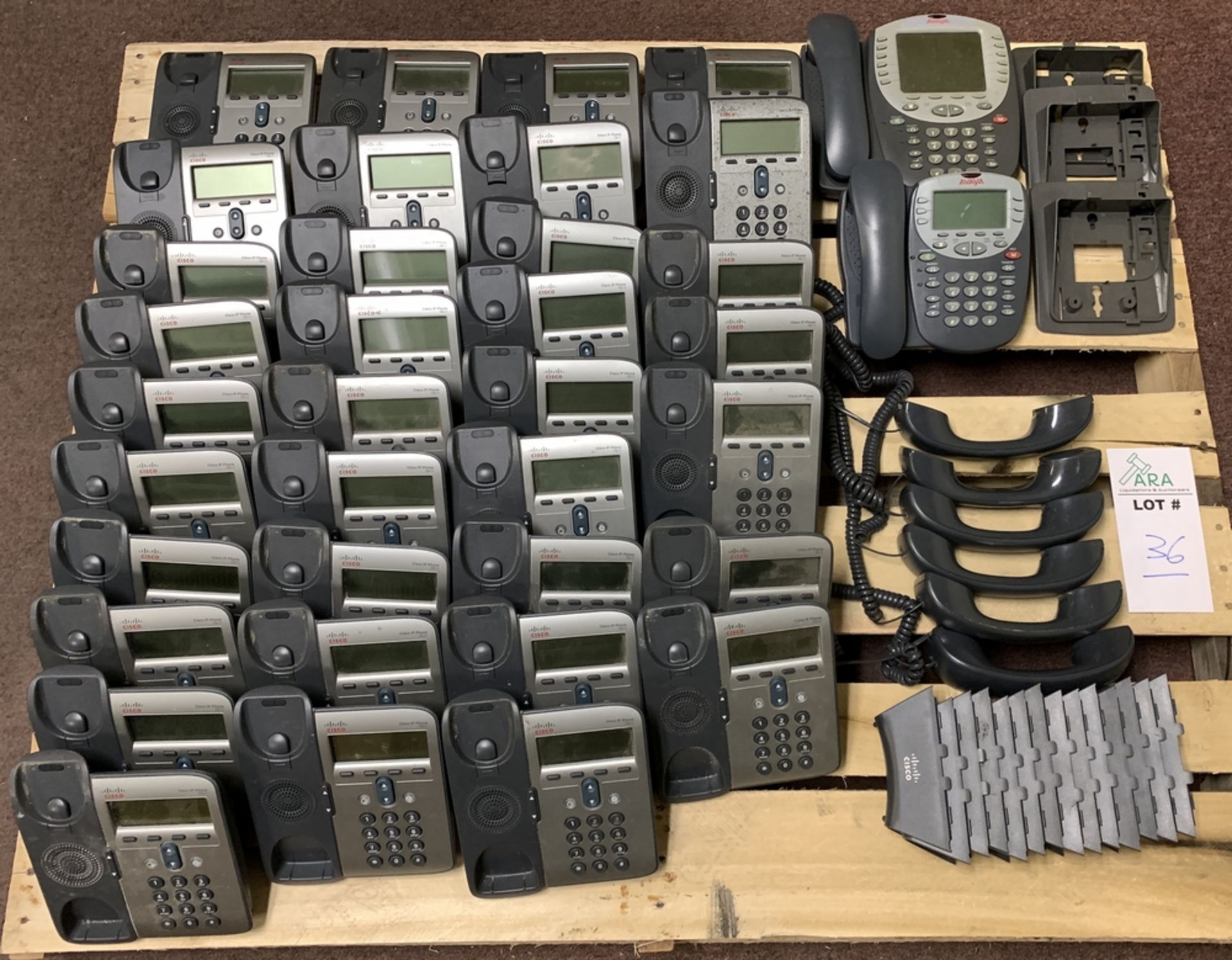 37 CISCO & AVAYA PHONE SYSTEMS  - 35 CISCO MODEL 7911 & 2 AVAYA PHONE SYSTEMS ALL ITEMS ARE SOLD - Image 2 of 6