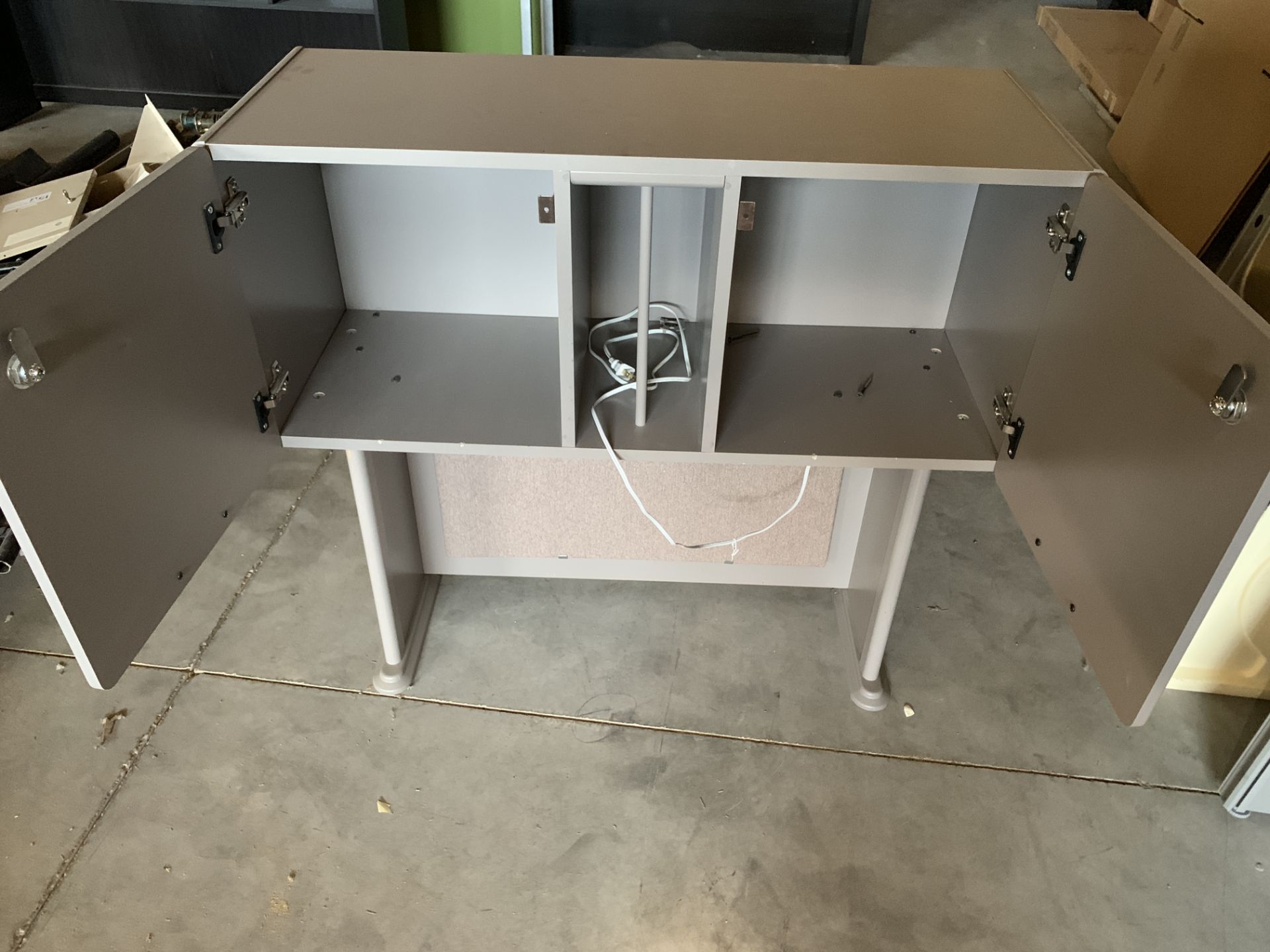 Office Desk Topper with Shelves and Storage **Las Vegas Pick-Up only, see description below** - Image 2 of 2