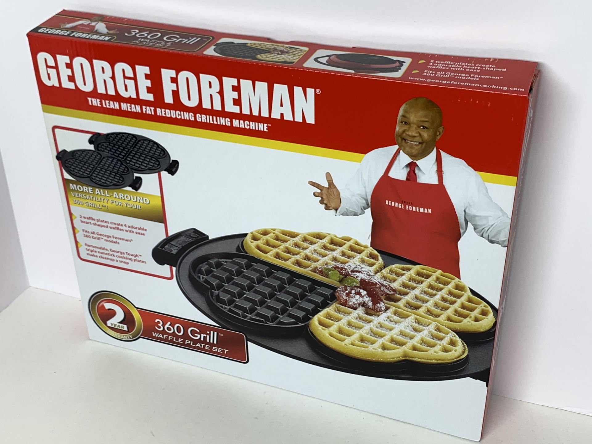 12 New in Box George Foreman 360 Grill Waffle Plate Sets (2 per box), Accessory Sets - Image 3 of 5