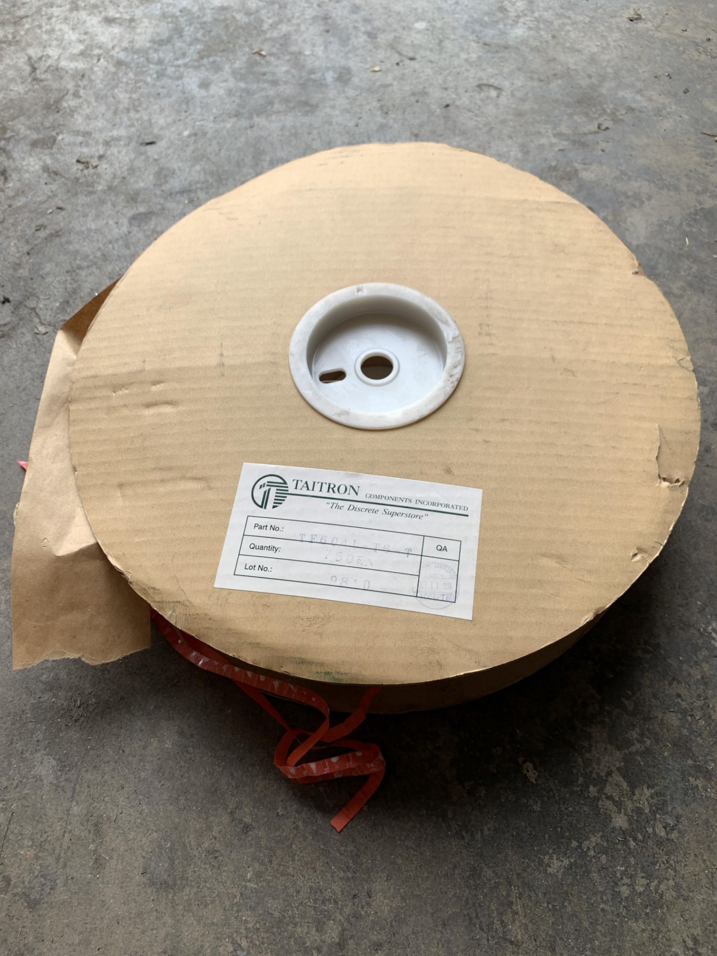 6 Large Rolls of Components for Boards - Taitron and FCI - Image 6 of 12