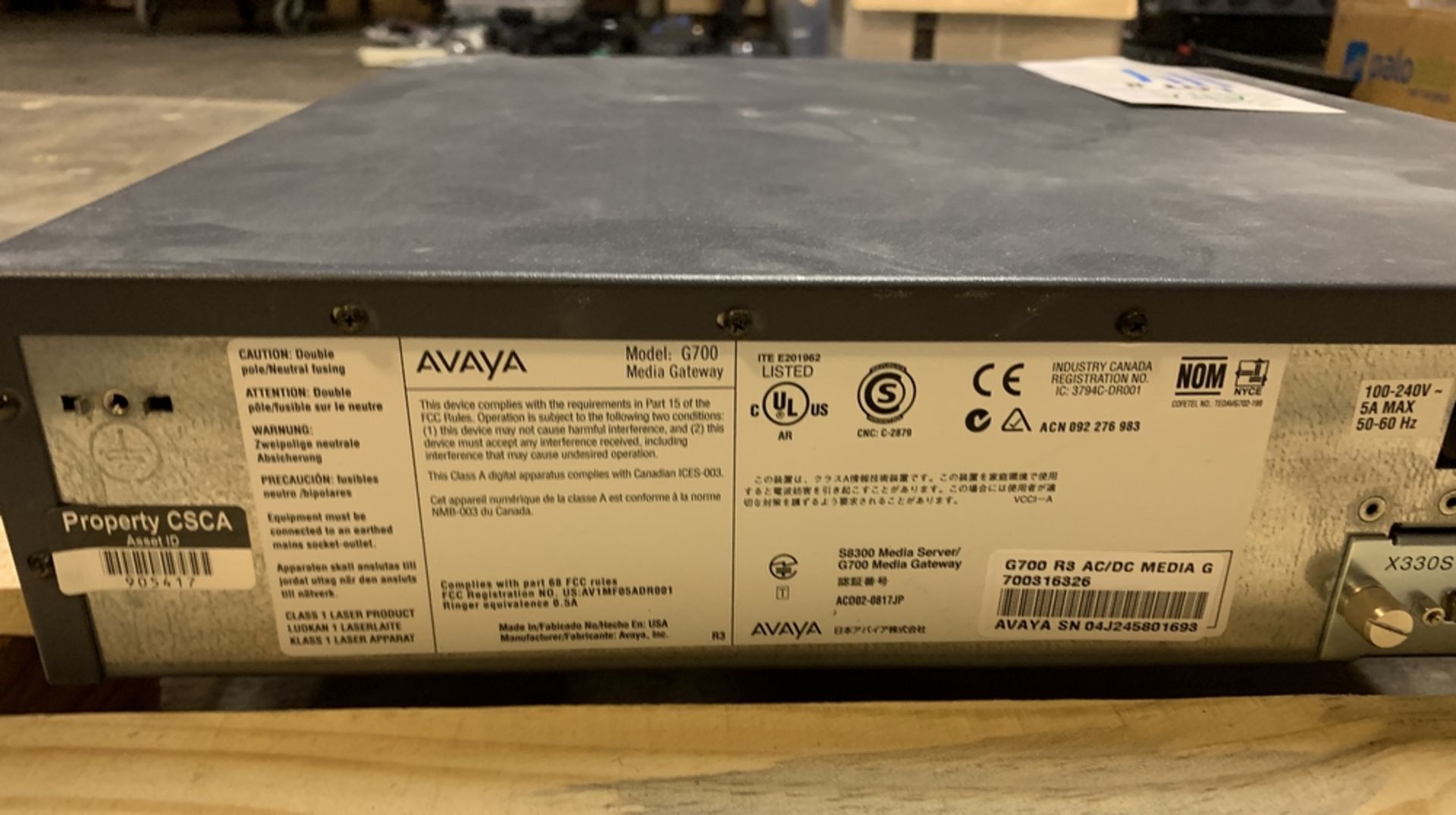 Avaya MM717 IP 24 Port DCP Media Module - Image 4 of 4