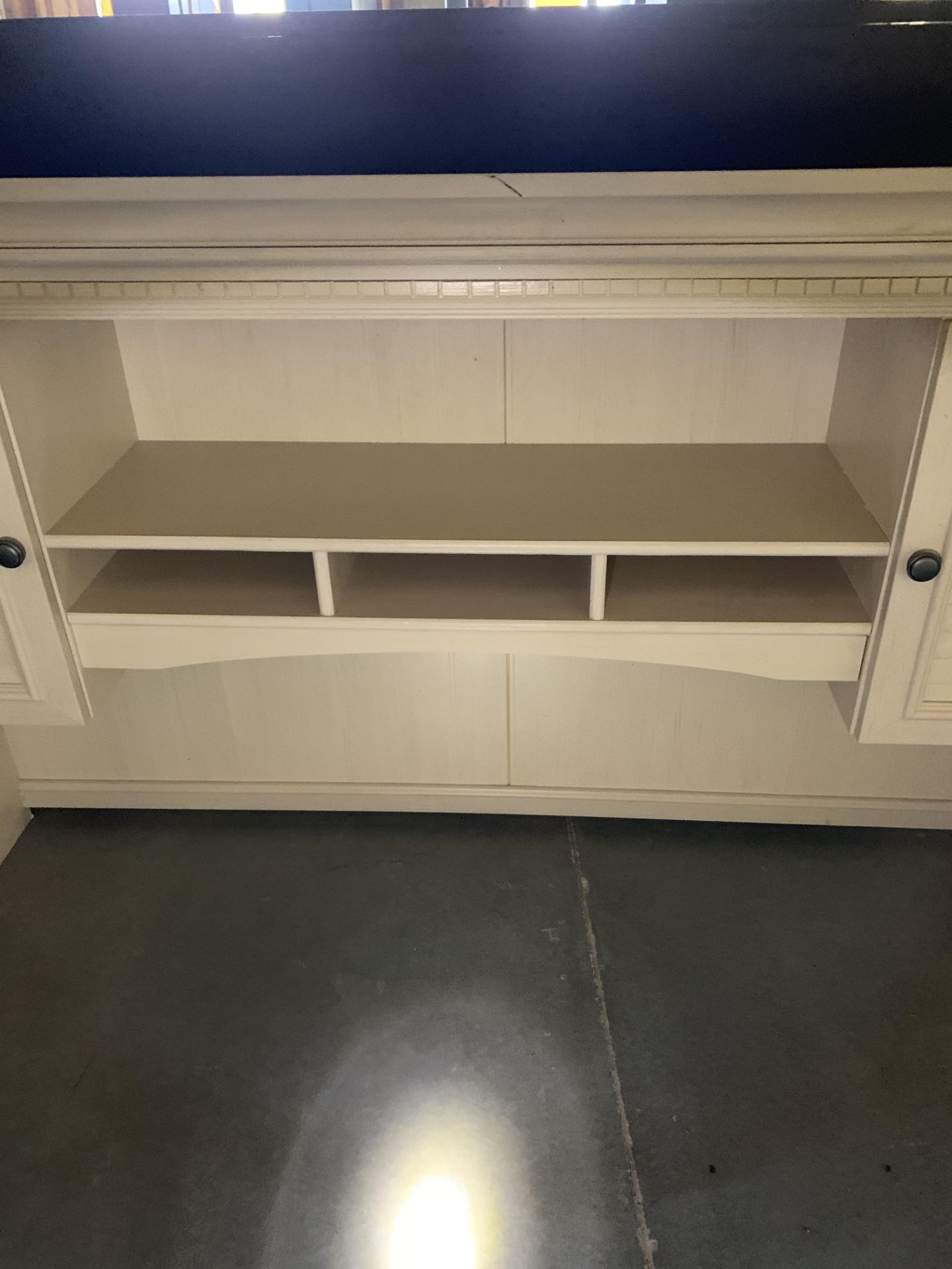 Wood Desk Topper with Shelves and Storage **Las Vegas Pick-Up only, see description below** - Image 3 of 4