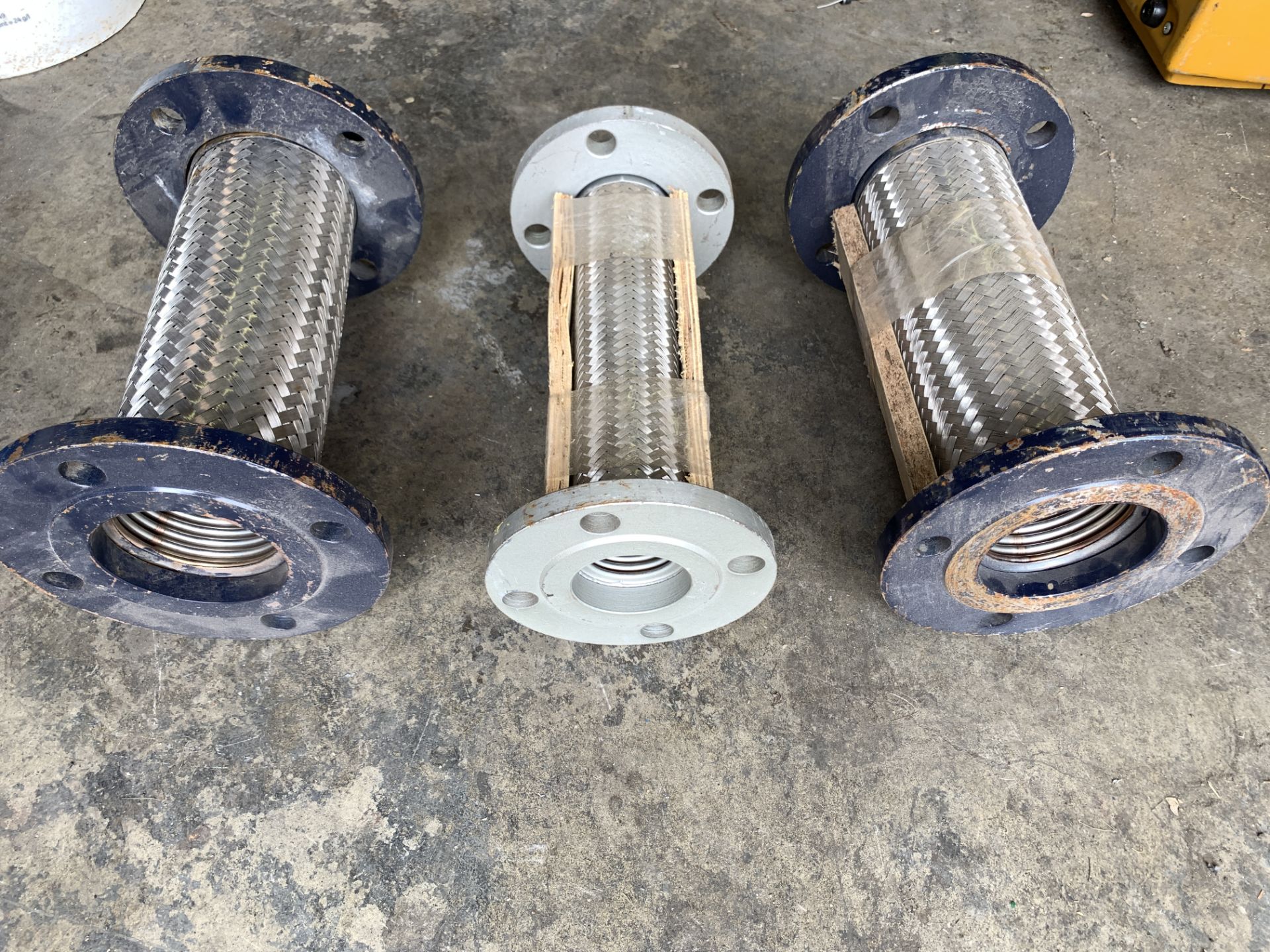 3 Stainless Sttel Flange Flexible Connectors, 12", Heavy Duty Industrial - Image 4 of 4