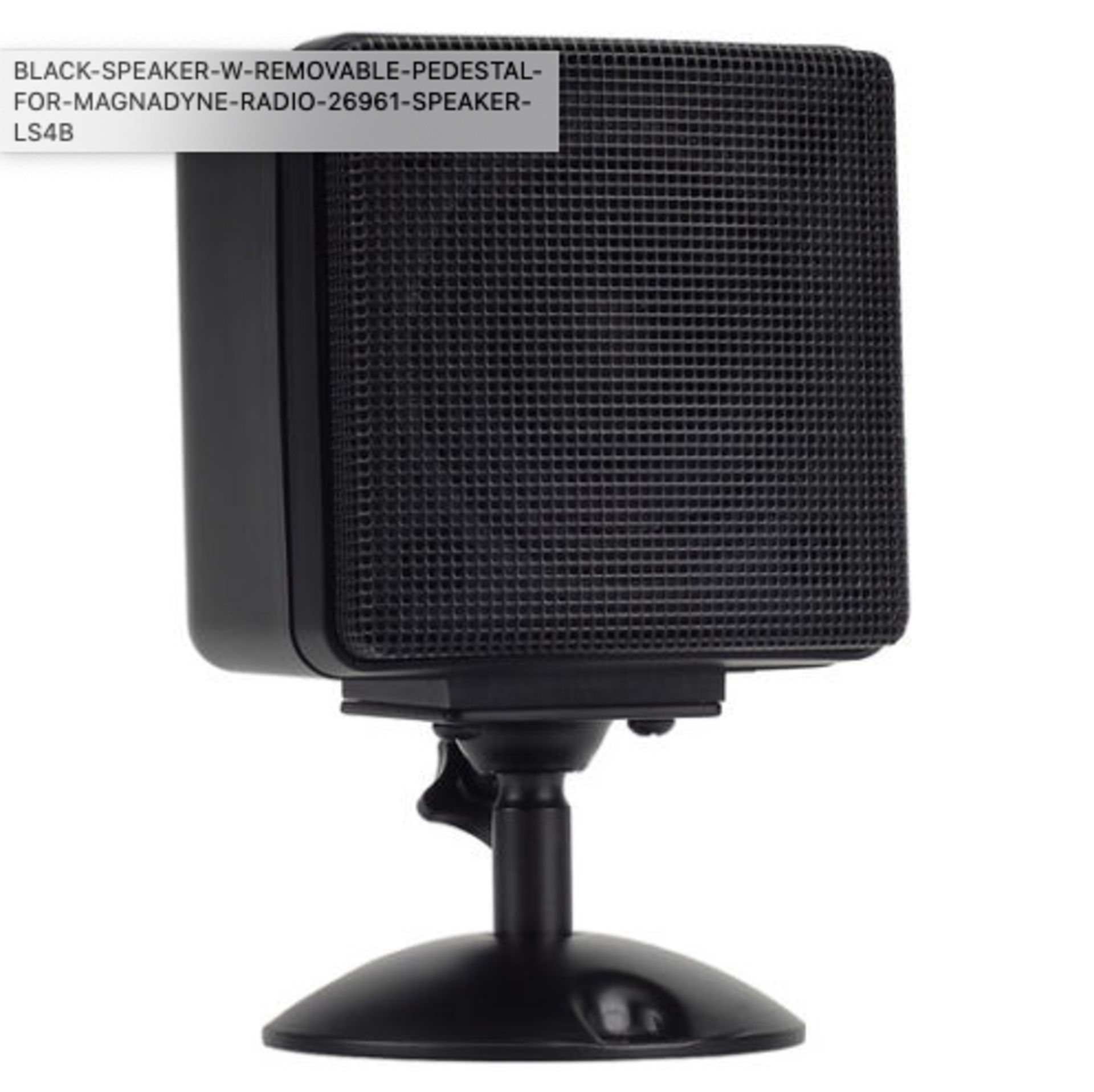 8 SINGLE SPEAKER BLACK SPEAKER W/ REMOVABLE PEDESTAL MODEL 26961 3" Satellite Speaker (Black) - Image 4 of 4