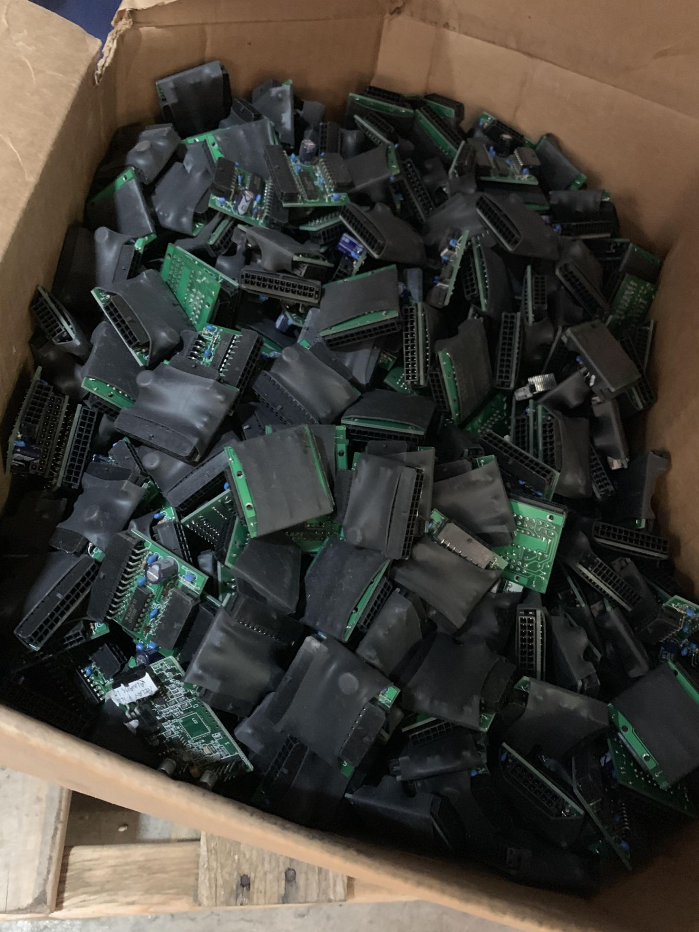 Large Box of Computer Chip Components, see photos