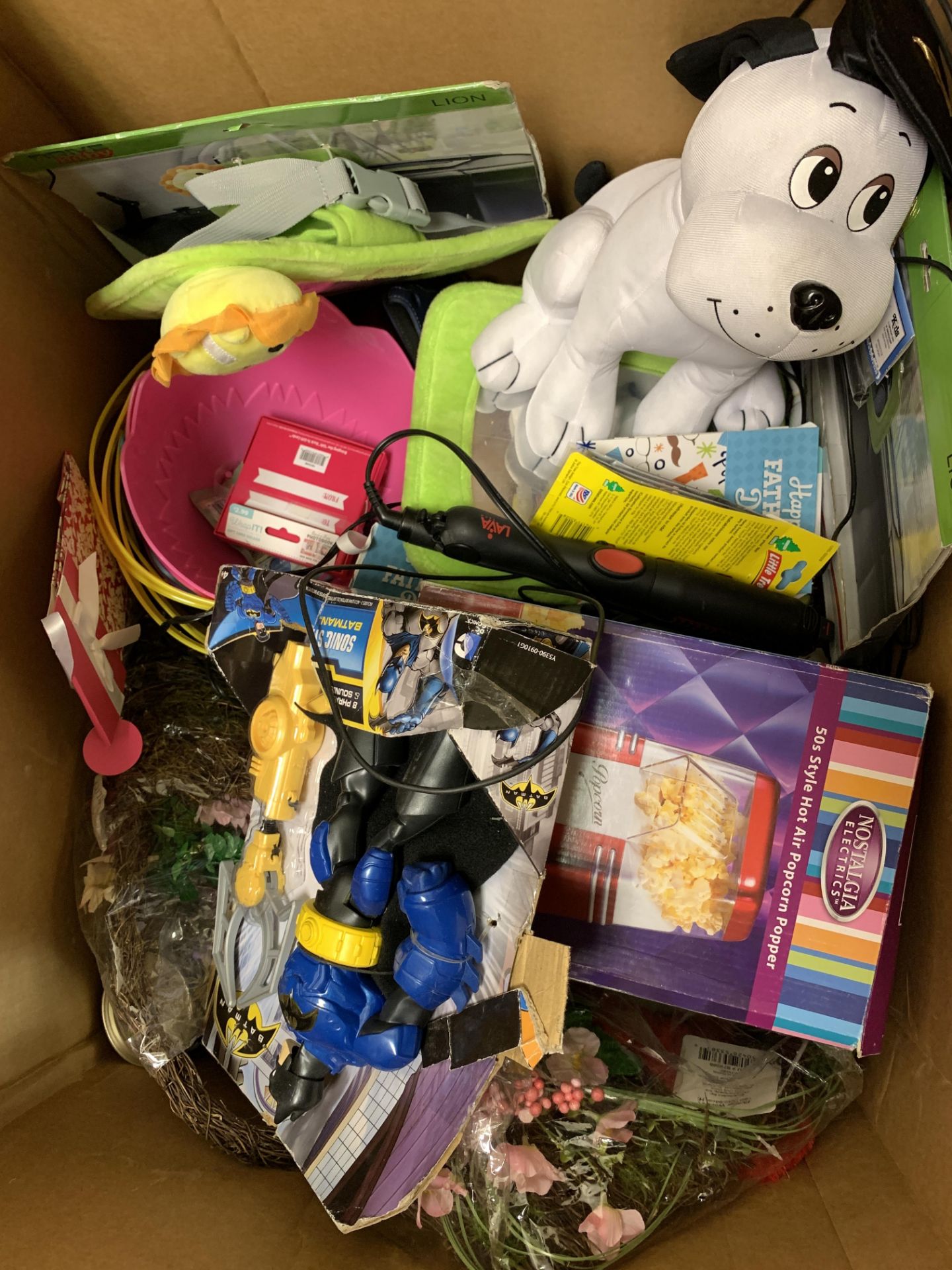 UNSORTED MIXED BOX OF MISC TOYS & OTHER ITEMS. ABOUT 1-2 FEET DEEP OF PRODUCT UNSORTED. "TOY BOX 2" - Image 2 of 2