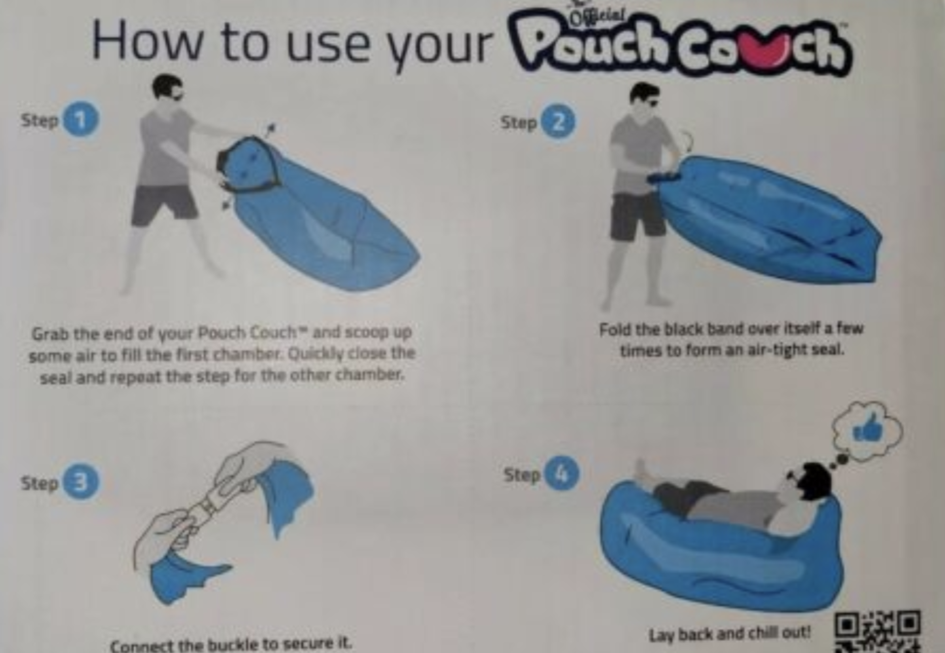 80 Units of New 'Pouch Couch' travel ready collapsible lounger/chair - Image 6 of 6