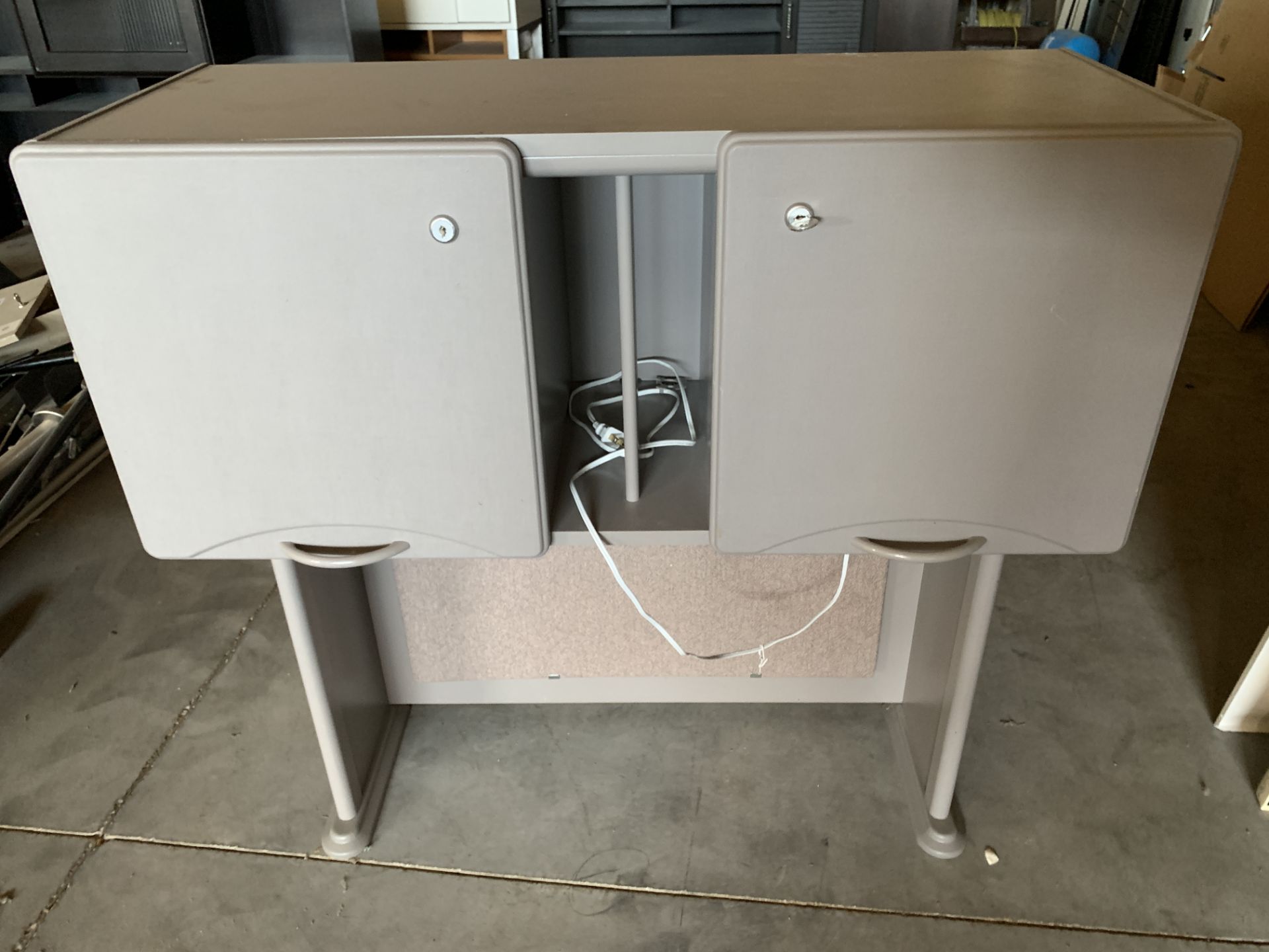 Office Desk Topper with Shelves and Storage **If won, available for Las Vegas pick up only