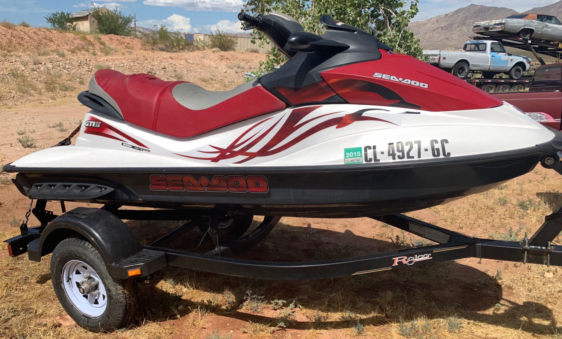 2008 Sea-Doo GTI SE Rotax 4-Tec Watercraft & Trailer Included NEW SEAT & BATTERY - Image 3 of 13