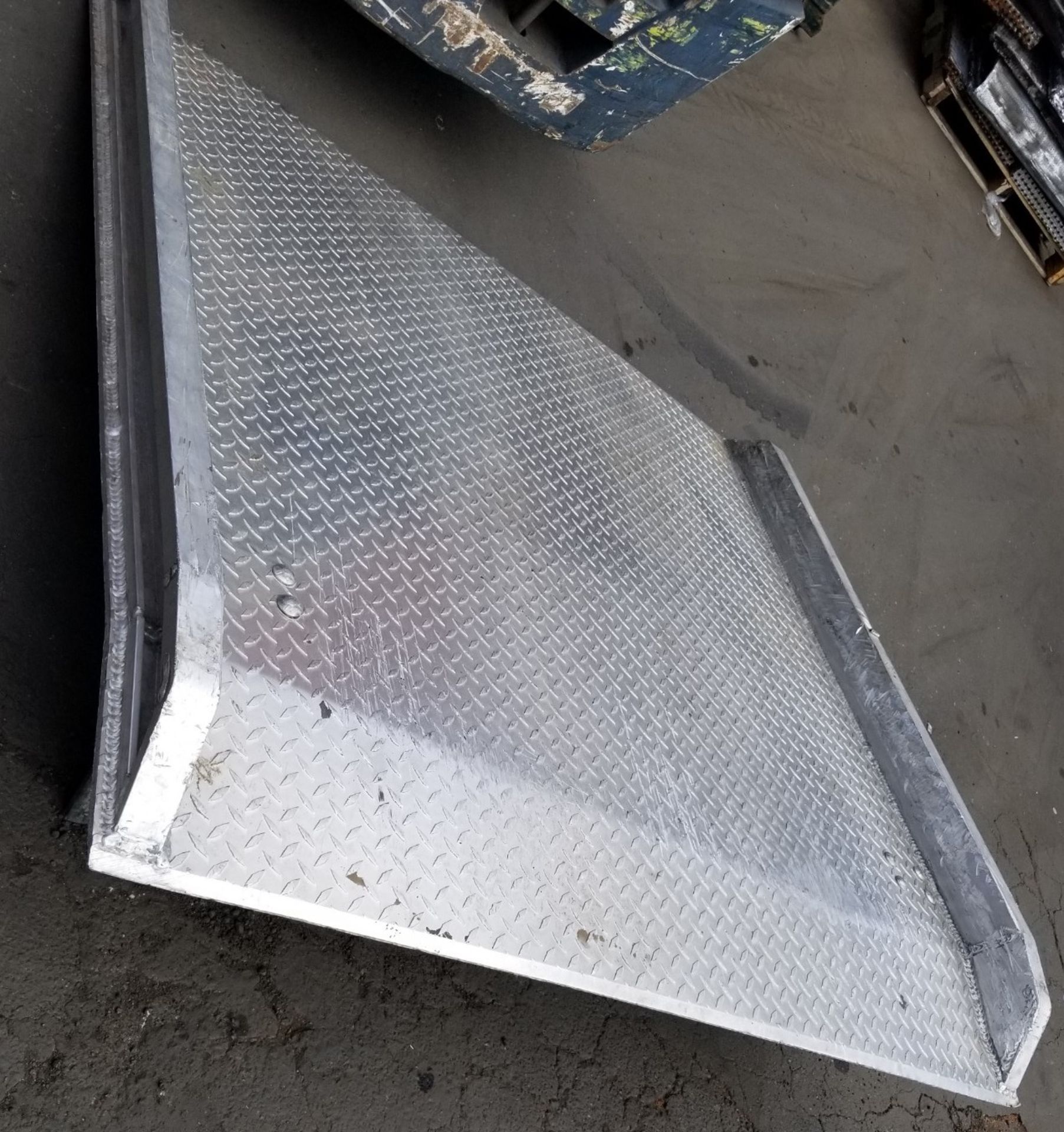 Dock Board Loading Ramp, 55" x 59", 13" Grade, Heavy Duty Aluminum **If won, must be picked up in - Image 2 of 8