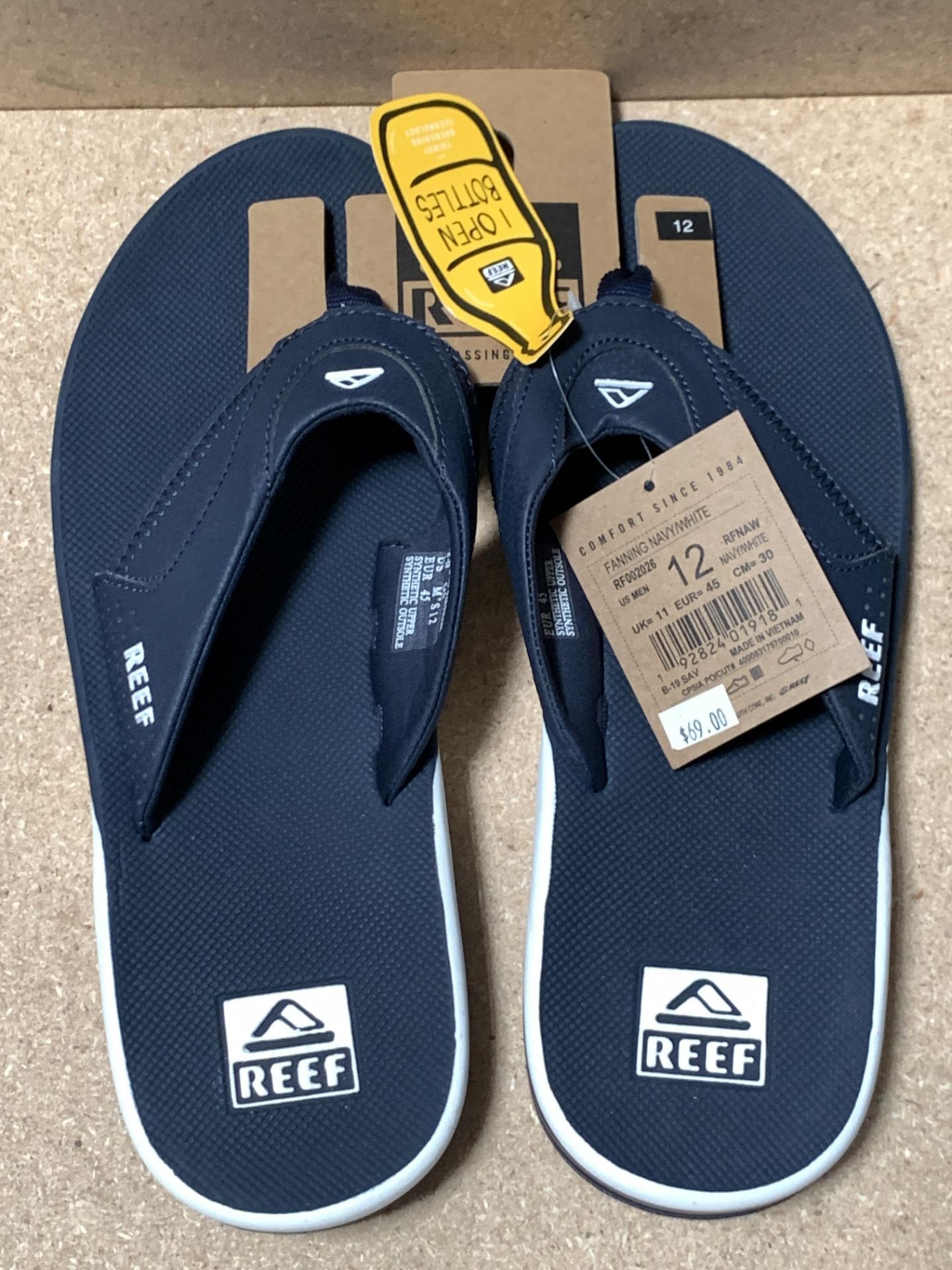 8 Pairs REEF Flip Flop Sandals, New w. Tags, Various Styles and Sizes (Retail $500) - Image 8 of 10