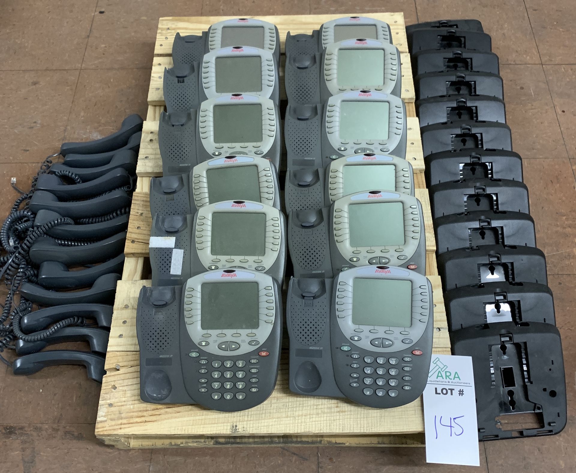 12 AVAYA PHONE HANDSETS, MODEL 4620SW IPALL ITEMS ARE SOLD AS IS UNTESTED BUT CAME FROM A WORKING