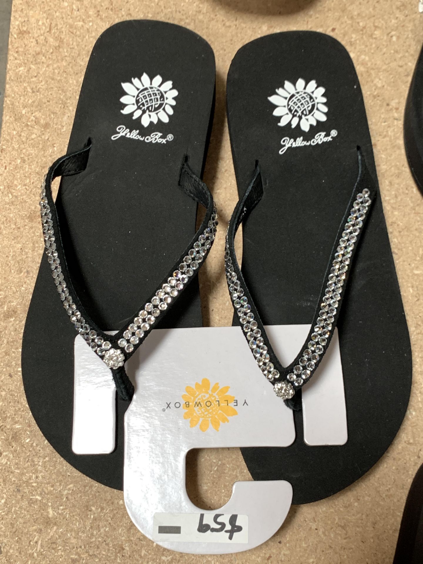 8 Pairs Yellow Box Flip Flop Sandals, New w. Tags, Various Styles and Sizes (Retail $454) - Image 6 of 7