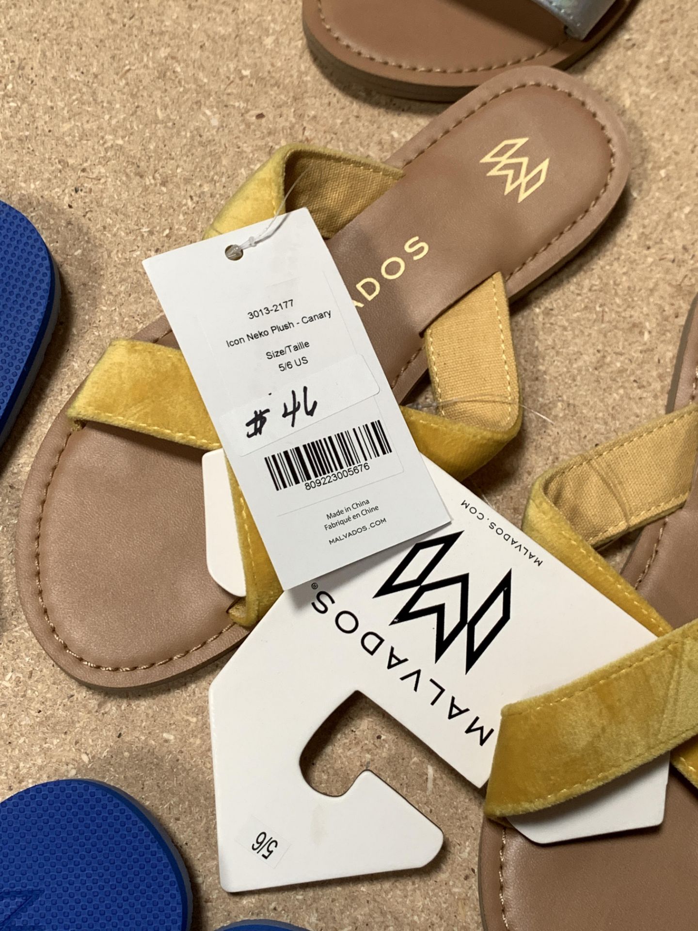 6 Pairs Malvados Flip Flop Sandals, New w. Tags, Various Sizes, Azaelea, Neko, Lux (Retail $252) - Image 4 of 5