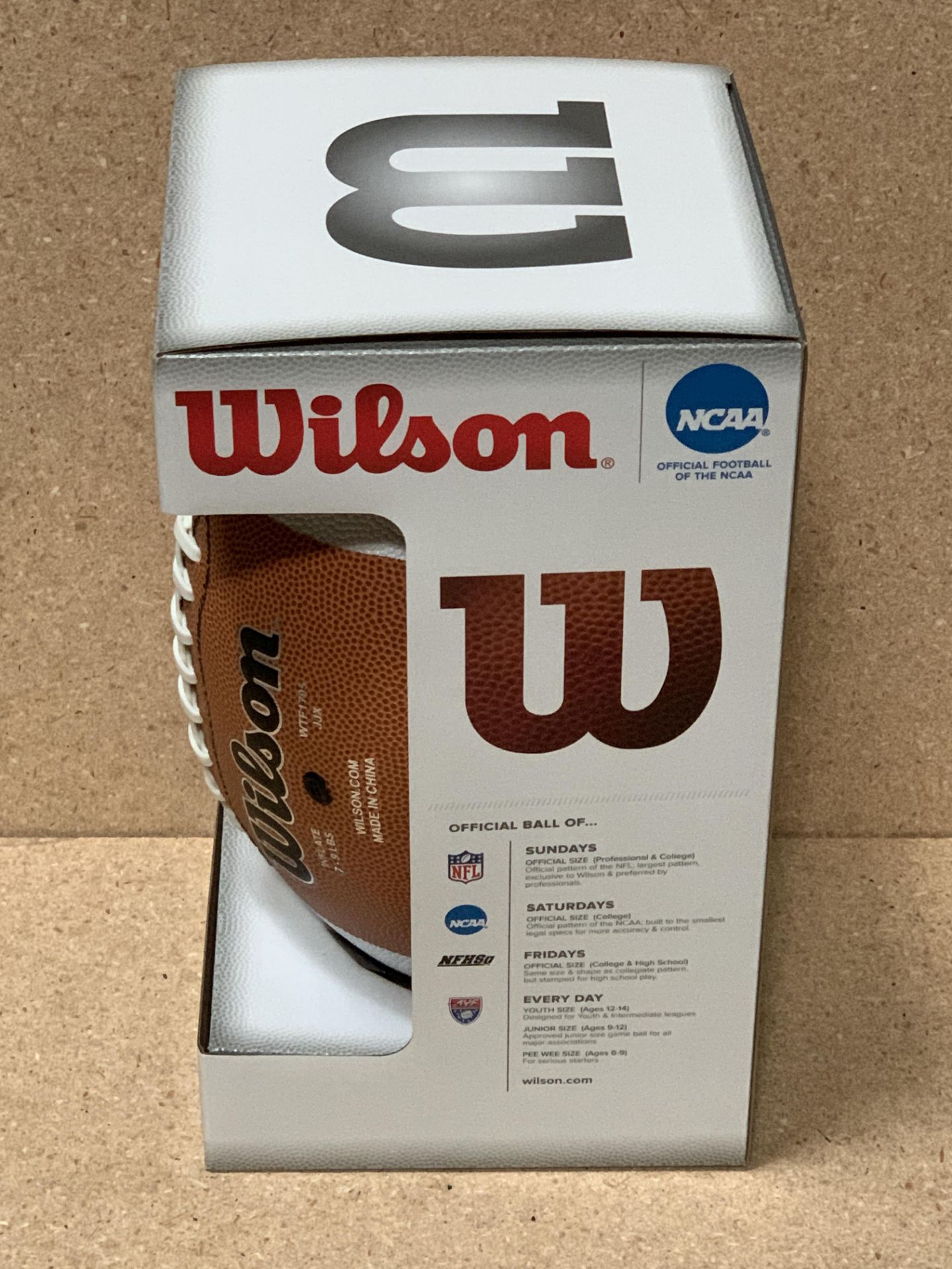 Wilson Football NCAA Projectile Official Size Ball - Image 4 of 4