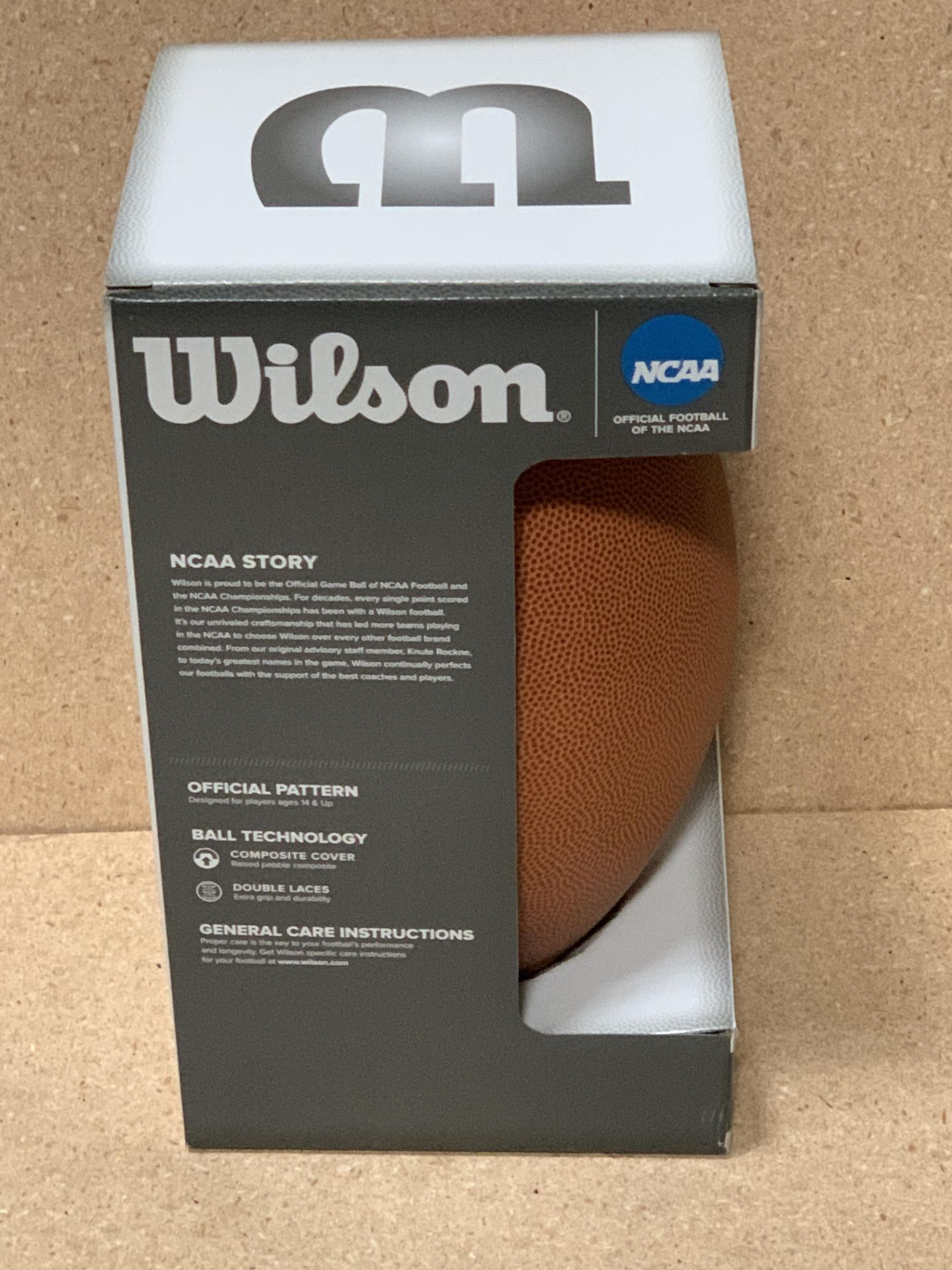 Wilson Football NCAA Projectile Official Size Ball - Image 3 of 4