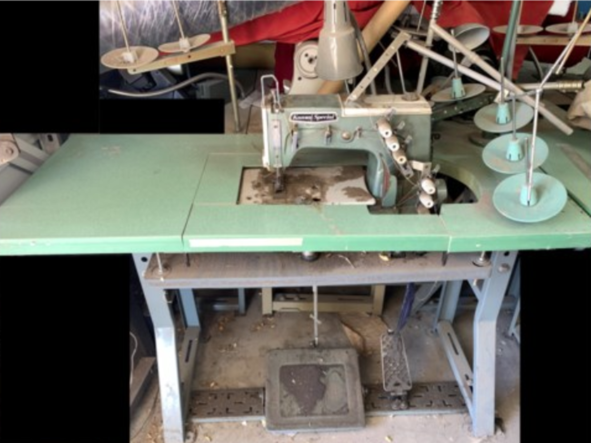 Kansai Special 3-Needle Sewing Machine and Table