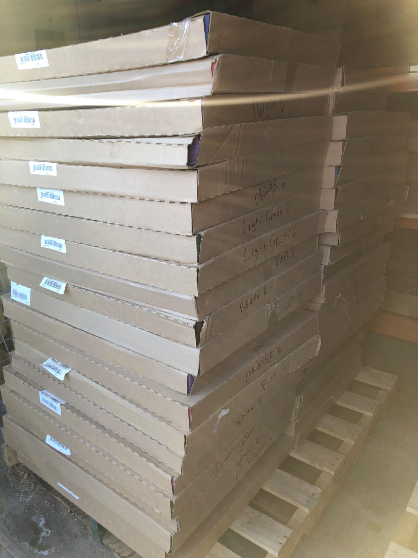 2 Pallets of Pacon Railroad Board Construction Paper, 93 Packs Retail avg. $49-75 EA ($4,650 Total)