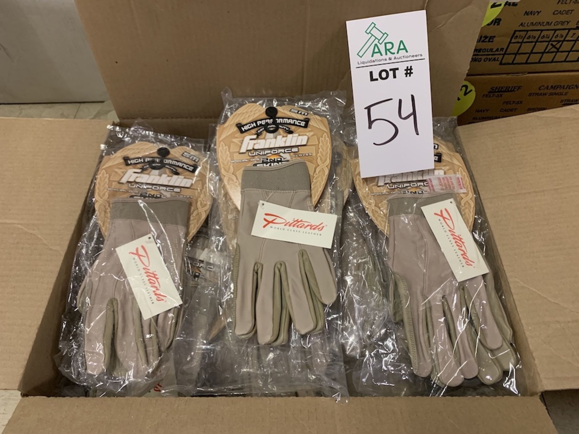 60 Pairs of Franklin Uniforce Gloves, High Performance 2nd Skinz Tan Sml, New in Packaging